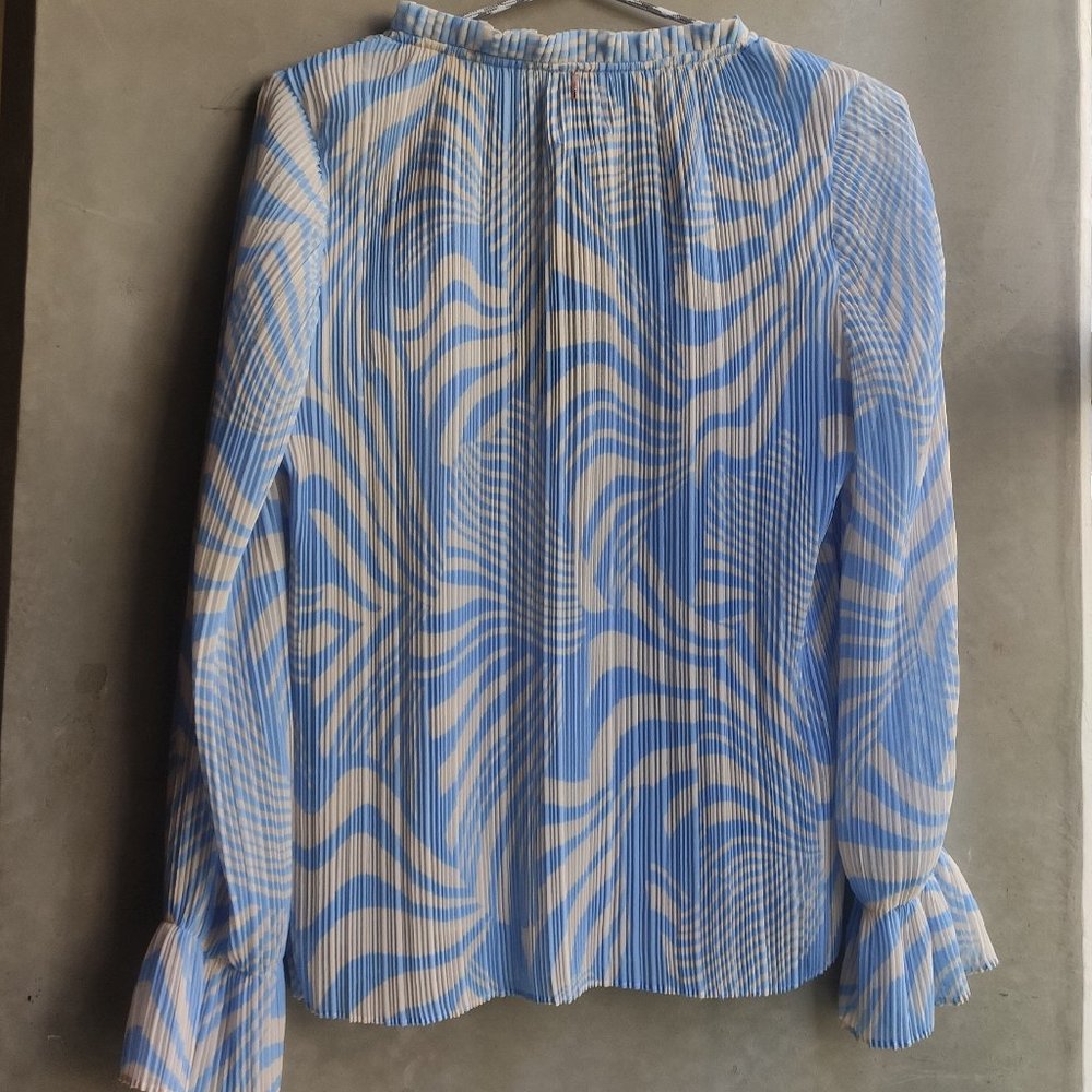 MISA LOS ANGELES Light Blue Blouse size Small - Picture 2 of 10